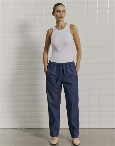 With Black - WBLVictoria String Bukser - Indigo Rise